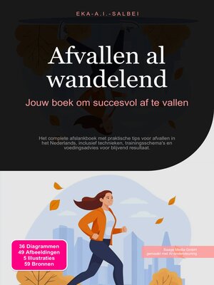 cover image of Afvallen al wandelend